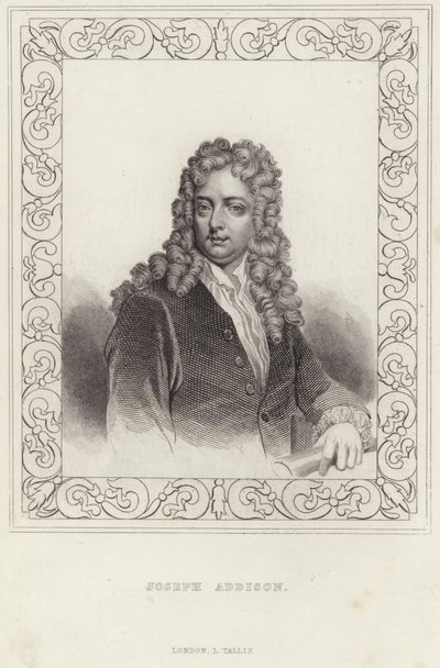 Portrét Josepha Addisona od English School