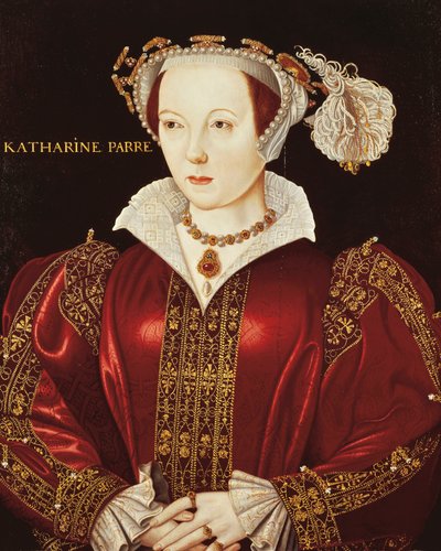 Portrét Katherine Parr, kolem roku 1545 (olej na panelu) od English School
