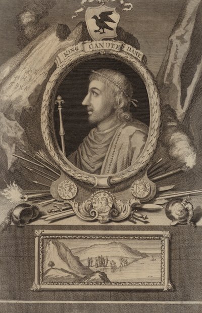 Portrét krále Canute od English School
