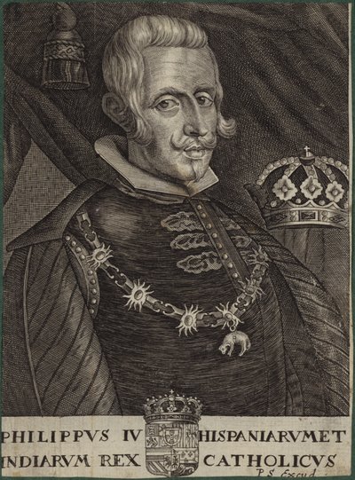 Portrét španělského krále Filipa IV od English School