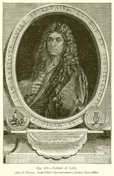Portrét Lully od English School