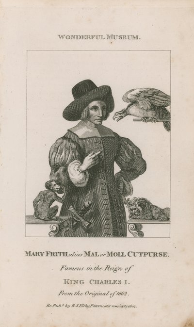 Portrét Mary Frith od English School