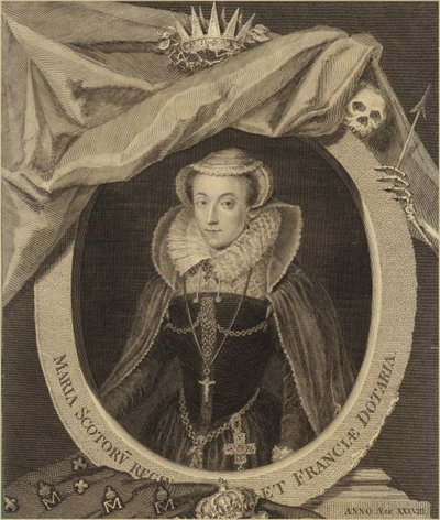 Portrét Marie, skotské královny od English School