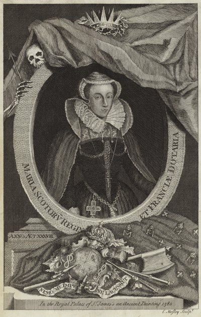 Portrét Marie, skotské královny od English School