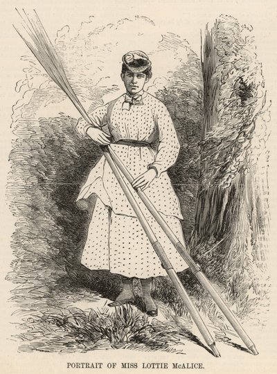 Portrét slečny Lottie McAlice od English School