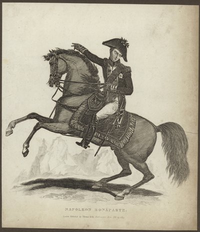 Portrét Napoleona Bonaparta od English School