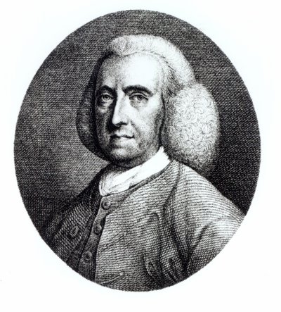 Portrét Petera Collinsona (1694-1768) od English School