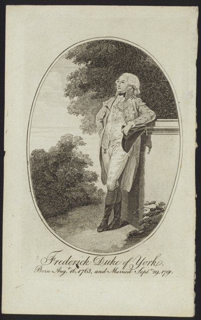 Portrét prince Fredericka, vévody z Yorku a Albany od English School