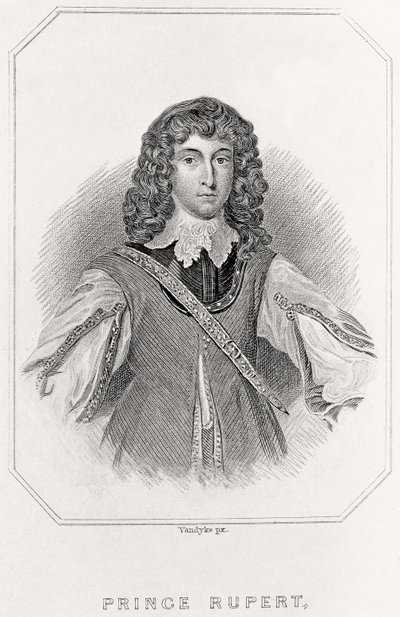 Portrét prince Ruperta, 1835 od English School