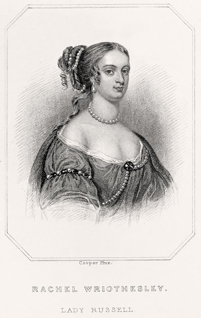 Portrét Rachel Wriothesley, Lady Russell, 1835 od English School