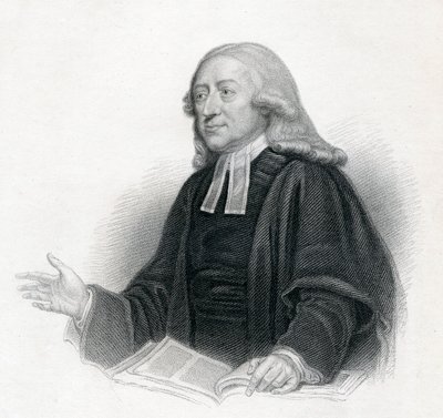 Portrét reverenda Johna Wesleyho A. M., 19. století od English School