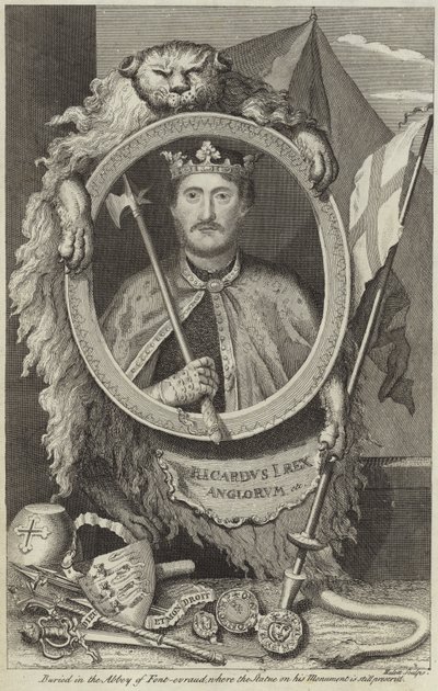 Portrét Richarda I. z Anglie od English School
