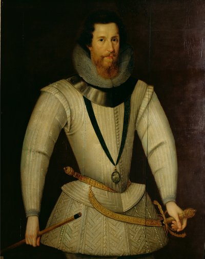 Portrét Roberta Devereuxe, hraběte z Essexu (1566-1601) od English School