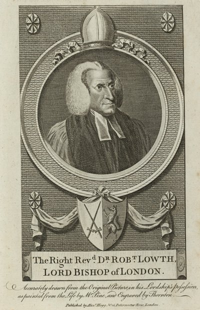 Portrét Roberta Lowtha od English School
