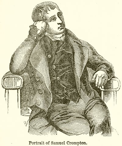 Portrét Samuela Cromptona od English School