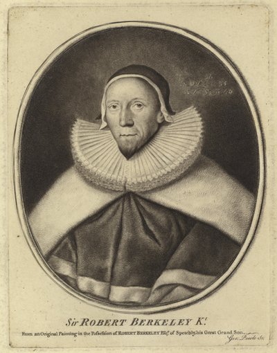 Portrét sira Roberta Berkeleyho od English School