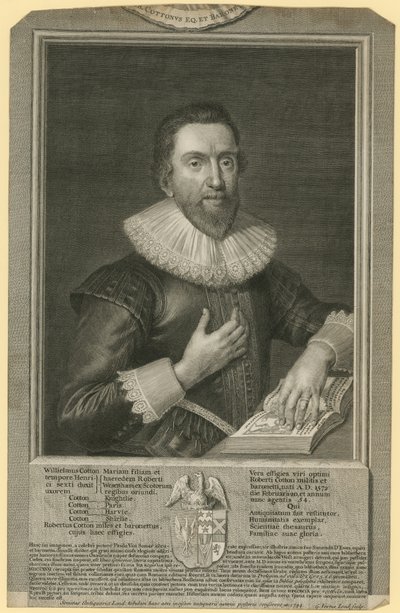 Portrét sira Roberta Cottona od English School
