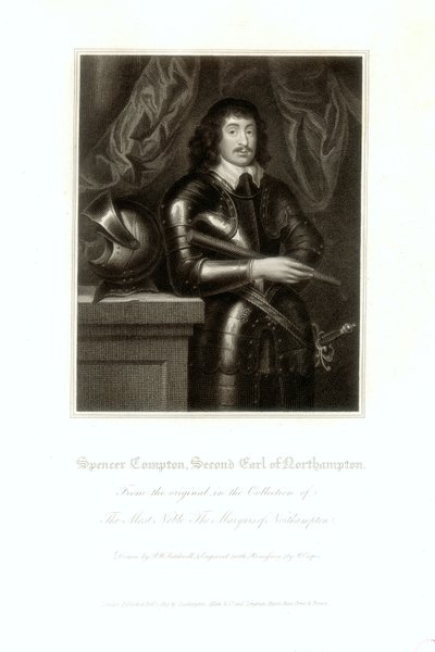 Portrét Spencera Comptona, 2. hraběte z Northamptonu od English School