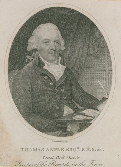 Portrét Thomase Astle od English School