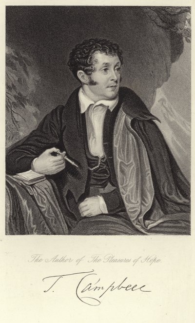 Portrét Thomase Campbella od English School