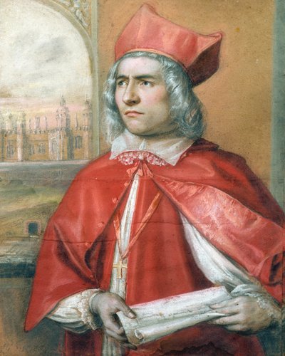 Portrét Thomase Wolseyho (asi 1475-1530), 1664 od English School