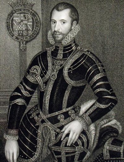 Portrét Waltera Devereuxe (1541-76), z knihy "Lodge