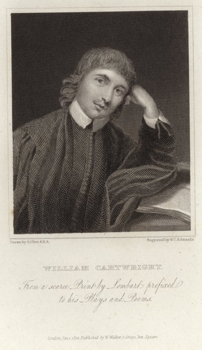 Portrét Williama Cartwrighta od English School