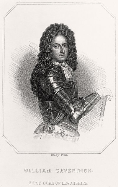 Portrét Williama Cavendishe, 1. vévody z Devonshire, 1835 od English School