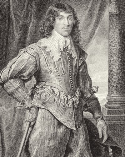 Portrét Williama Hamiltona, druhého vévody z Hamiltonu (1616-51), z „Lodge