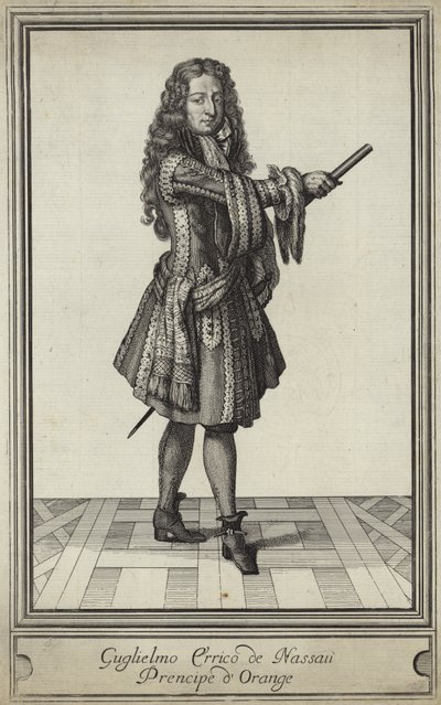 Portrét Williama III z Anglie od English School