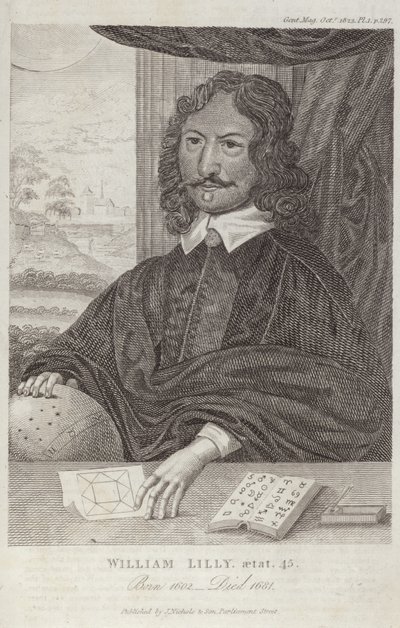Portrét Williama Lillyho od English School