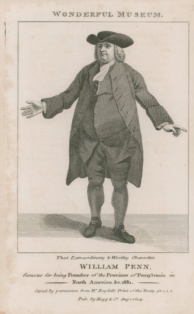 Portrét Williama Penna od English School