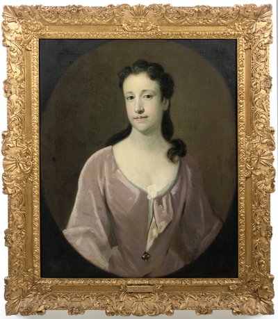 Portrét dámy. tradičně identifikovaná jako paní Dorothy Smithová, rozená Barret-Lennard od English School