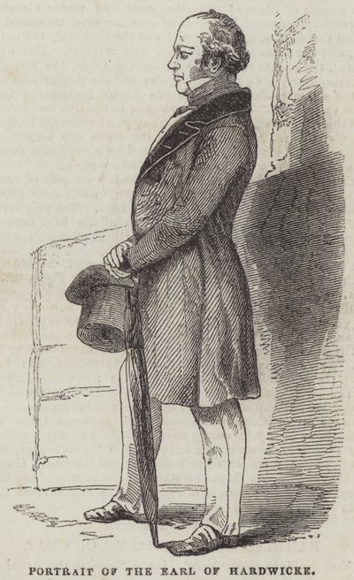 Portrét hraběte z Hardwicke od English School
