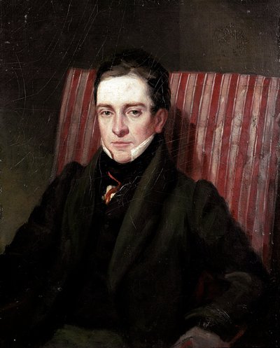 Portrét anglického básníka Thomase Hooda (1799-1845) Malba anglické školy 19. století Londýn, Národní portrétní galerie od English School