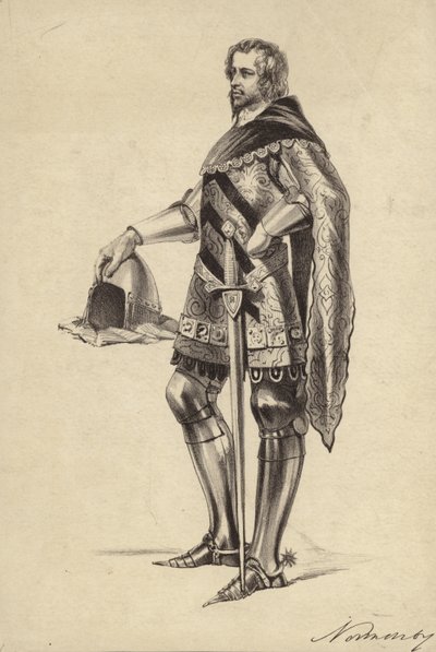 Portrét markýze z Normanby od English School
