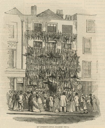 Poulterers obchod na Holborn Hill od English School