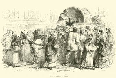 Prodejci drůbeže v Paříži, říjen 1870 od English School