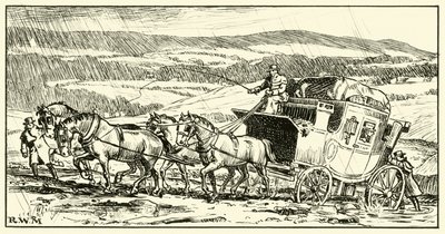Pre-Macadam Road (inkoust na papíře) od English School