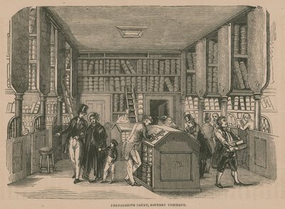 Prerogativní soud, Doctors Common, Londýn od English School
