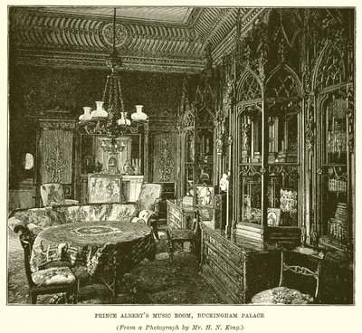 Prince Alberts Music Room, Buckinghamský palác od English School