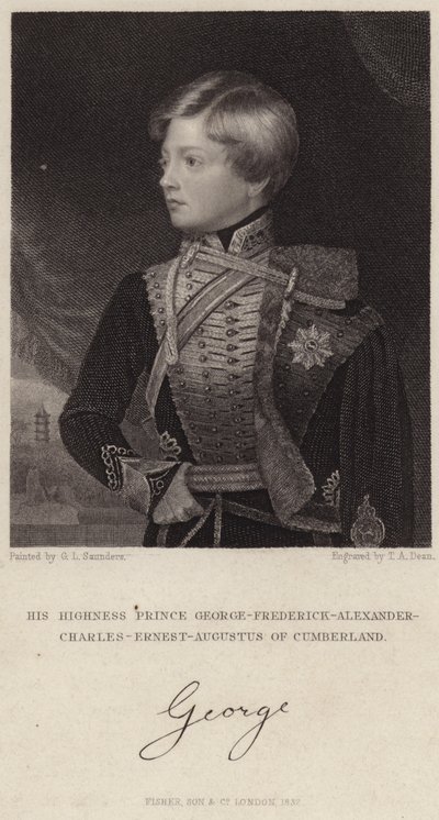 Princ George-Frederick-Alexander-Charles-Ernest-Augustus z Cumberlandu od English School