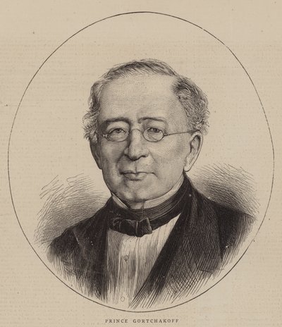 Kníže Gortchakoff (rytina) od English School