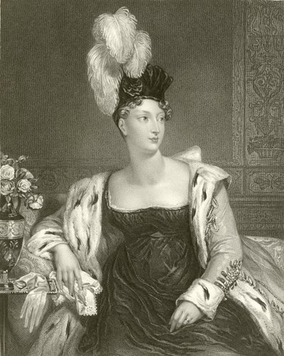 princezna Charlotte z Walesu od English School