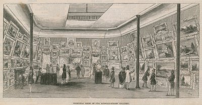 Hlavní místnost Suffolk Street Gallery od English School