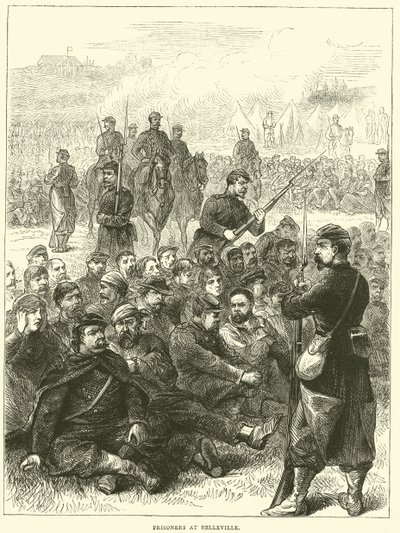 Vězni v Belleville, květen 1871 od English School