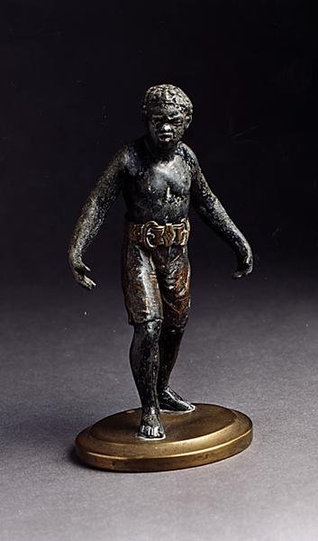 Cenový bojovník (spelter a bronz) od English School