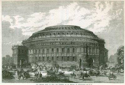 Navrhovaná Royal Albert Hall od English School