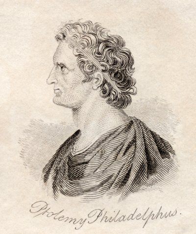 Ptolemaios II Filadelfus, z knihy "Crabb