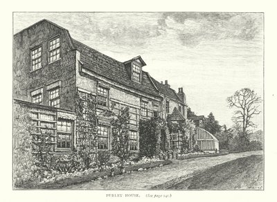 Purley House (rytina) od English School